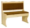 Holzbank Sitzbank 100 cm Kiefer Vollholz massive Möbel Produktbild-Vorschau 2