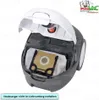 The image shows the inside of a vacuum cleaner with a dust bag installed. Produktbild-Vorschau