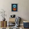 Gerahmtes Poster - Rahmen in heller Eiche - Geometrie Produktbild-Vorschau 7