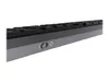 A close-up shot of the side of a keyboard, showing a power switch with 'I' and 'O' symbols. Produktbild-Vorschau