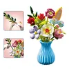 Bouquet de fleurs en kit avec vase Fleurs artificielles Voir les images du produit 3
