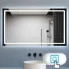 Badspiegel mit Beleuchtung 160x70cm Badezimmerspiegel Produktbild-Vorschau 2