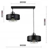 LUXOLAR -  Pendelleuchte 2 flammig Schwarz Chrom E27 60 W - Produktbild-Vorschau 7