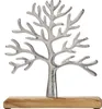 Gilde Standrelief, Lebensbaum, Aluminium, Mangoholz, Anteprima dell’immagine prodotto 1