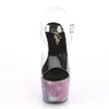 ADORE-708REFL Damen Sandale von Pleaser, Transparent EU 37, Produktbild-Vorschau 2