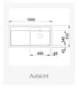 Granitový dřez Blanco ZENAR XL 6 S 510 x 1000 mm černá Náhled obrázku produktu 11