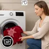 Koc świąteczny 160x200 cm narzuta śnieżynki czerwony Boże Podgląd zdjęcia produktu 4
