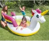 INTEX Einhorn Planschbecken mit Sprinkler 272x193x104 cm Produktbild-Vorschau 2
