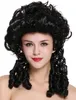 WIG ME UP Perücke Barock Spirallocken Toupiert Schwarz Produktbild-Vorschau 1