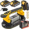 A set of power tools and accessories, including batteries, a charger, and a carrying case, laid out on a white background. Náhled obrázku produktu