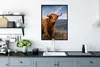 MuchoWow® Gerahmtes Poster Schottischer Highlander - Berg - Produktbild-Vorschau 3