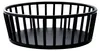 Runder Stahlkorb 15 cm Schwarz – Metallkorb Produktbild-Vorschau 1