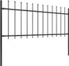 vidaXL Zahradní plot Woerden s ocelovými hroty 181 x 80 cm Náhled obrázku produktu 1