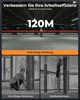 A collage of images showcasing a laser distance measurer's features and applications. Produktbild-Vorschau