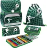 EBERHARD FABER Schulranzen-Set EFAlino Fußball schwarz/grün Produktbild-Vorschau 1
