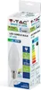 The image shows the packaging of a V-TAC LED candle bulb. Podgląd zdjęcia produktu