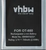 vhbw Akku kompatibel mit T-Mobole Sparq 2 Handy Smartphone Produktbild-Vorschau 5