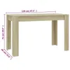 Esstisch Sonoma-Eiche 120x60x76 cm Holzwerkstoff Produktbild-Vorschau 6