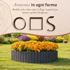 Floranica Bordura per Giardino in legno 10 x 200 cm Anteprima dell’immagine prodotto 4