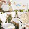 ZOOI 12er Pack Handfächer Weiß Hochzeit Party Deko DIY Produktbild-Vorschau 4
