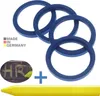 4X Zentrierringe 72,0 x 57,1 mm Blau Felgen Ringe + 1x Produktbild-Vorschau 1