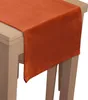 Voppi Ozdoba na stół bieżnik welurowy pomarańczowy 40x200 Podgląd zdjęcia produktu 4