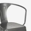 Stuhl industriesstil mit stahlarmlehnen für küche und bar Produktbild-Vorschau 4