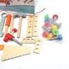 Nauotk Werkzeugkoffer Kinder Werkbank, Montessori Werkzeug Produktbild-Vorschau 6