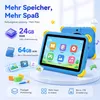JENBIZZ Kinder Tablet 7 Zoll, Android 15, 24 GB + 64 GB (TF Produktbild-Vorschau 5