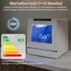 Puluomis Mini Geschirrspüler Tischgeschirrspüler mit 6 Produktbild-Vorschau 3