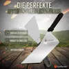 Grillspachtel 2er Set aus Edelstahl – Profi Plancha zubehör Produktbild-Vorschau 5