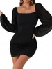 Elegantes Kleid - Damen - Modisches Abendkleid - Minikleid Produktbild-Vorschau 7