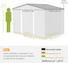 Domek ogrodowy Outsunny 4,9 m², z dachem dwuspadowym, Podgląd zdjęcia produktu 4