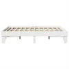 vidaXL Massivholzbett ohne Matratze Weiß 140x190 cm Produktbild-Vorschau 5
