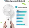 Handventilator,Tragbarer USB Handyhalter Lüfter,Mini Hand Produktbild-Vorschau 2