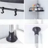 Étagère de salle de bain d'angle, télescopique, réglable, Voir les images du produit 3
