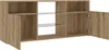 vidaXL Armoire TV avec lampes LED Chêne Artisan 120x30x50 Voir les images du produit 11