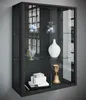 VCM my home Udina Vitrine schwarz 2 Fachböden Podgląd zdjęcia produktu 1