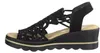 Rieker Damen Sandalette Schwarz Voir les images du produit 32
