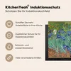 KitchenYeah© Herdabdeckplatte Schwertlilien - Vincent van Produktbild-Vorschau 6