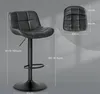 EUGAD Barhocker höhenverstellbar 360° drehbar, Produktbild-Vorschau 3