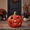 Kürbis-Laternen als LED Halloween-Deko Windlichter 2er Set Produktbild-Vorschau 5
