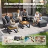 MODFU Mehrzweck-Gartenmöbelset,Gartensofa mit 3-stufig Produktbild-Vorschau 8