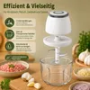 Kabelloser Mini-Zerkleinerer 250 ml mit Glasbehälter, USB-C Produktbild-Vorschau 4