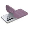 A phone case is shown being placed onto a smartphone. Produktbild-Vorschau