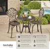 tectake® Bistroset Lyon für 2 Personen, wetterfestes Produktbild-Vorschau 2