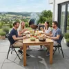 Klappstuhl Set bis 150kg belastbar faltbar stabil Terrasse Produktbild-Vorschau 8
