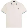 Fred Perry Polo crème uni coton Voir les images du produit 3