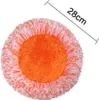 A round mop head with orange and white fibers is shown against a white background. A measurement line with '28cm' indicates the diameter. Náhled obrázku produktu