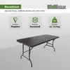 Buffettisch Klapptisch 180 x 75 cm Holzoptik klappbar Produktbild-Vorschau 6